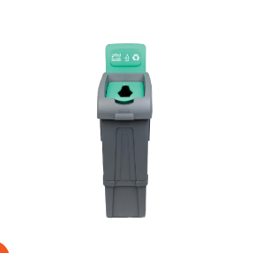 صندوق إعادة تدوير للزجاج بالغطاء تركي ماركة FANTOM